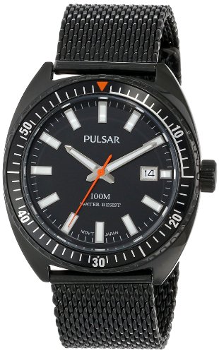 Pulsar Men's PS9231 Analog Display Japanese Quartz Black Watch