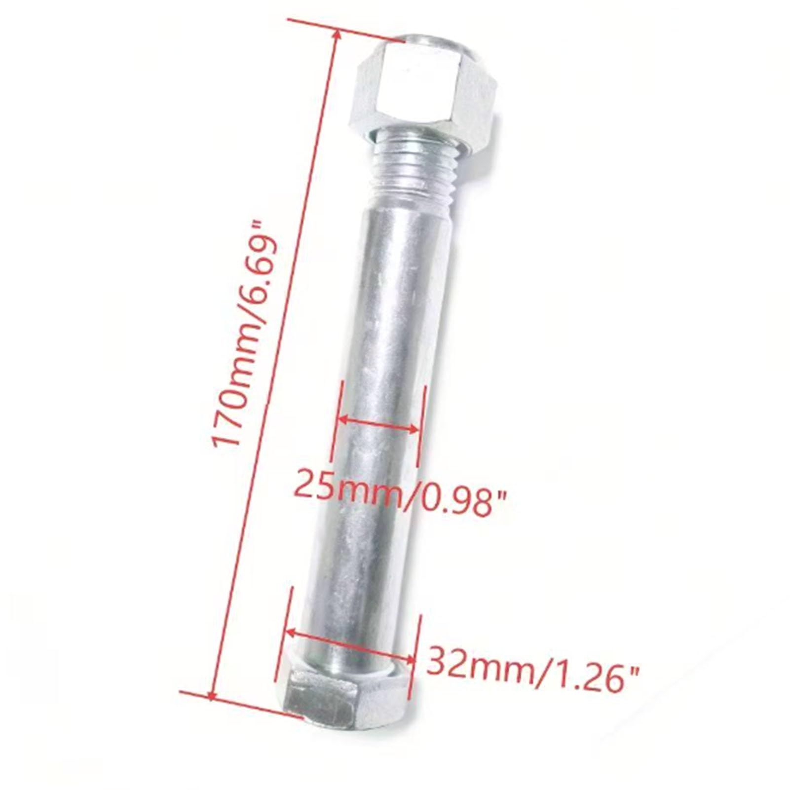 Akozon 4 Uds. Pin de Fijación para Mini Excavadora de 25mm, Acero de