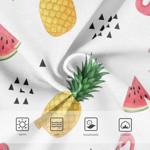 Cute Pink Flamingos Girls Panties, Toddler Panties, Cotton Underwear Girls, 2–8 Years3