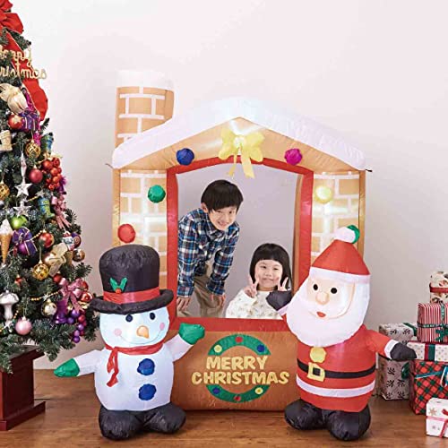 フォトスポットディスプレイ クリスマスハウス【エアーディスプレイ】【WG-9513】
