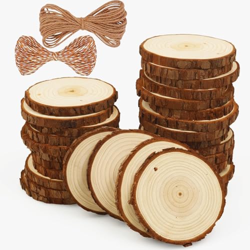 ASSIRES 2.4-2.8 Inch Wood Slices