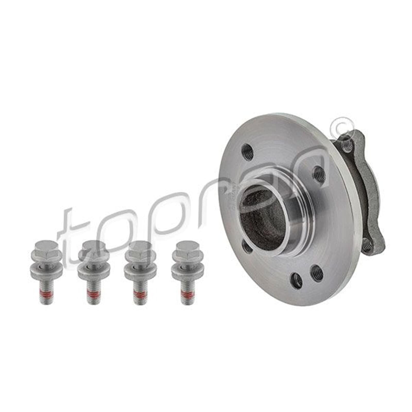 TOPRAN 501 019 Cubo de rueda Rodamiento integrado en buje de rueda con anillo sensor magnético incorporado Trasero Derecha Trasero Izquierda