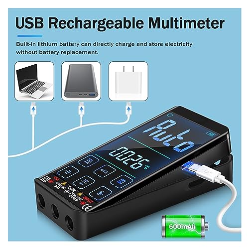 Testeur de transistor écran tactile pour dépannage rapide multimètre 9999 - 4