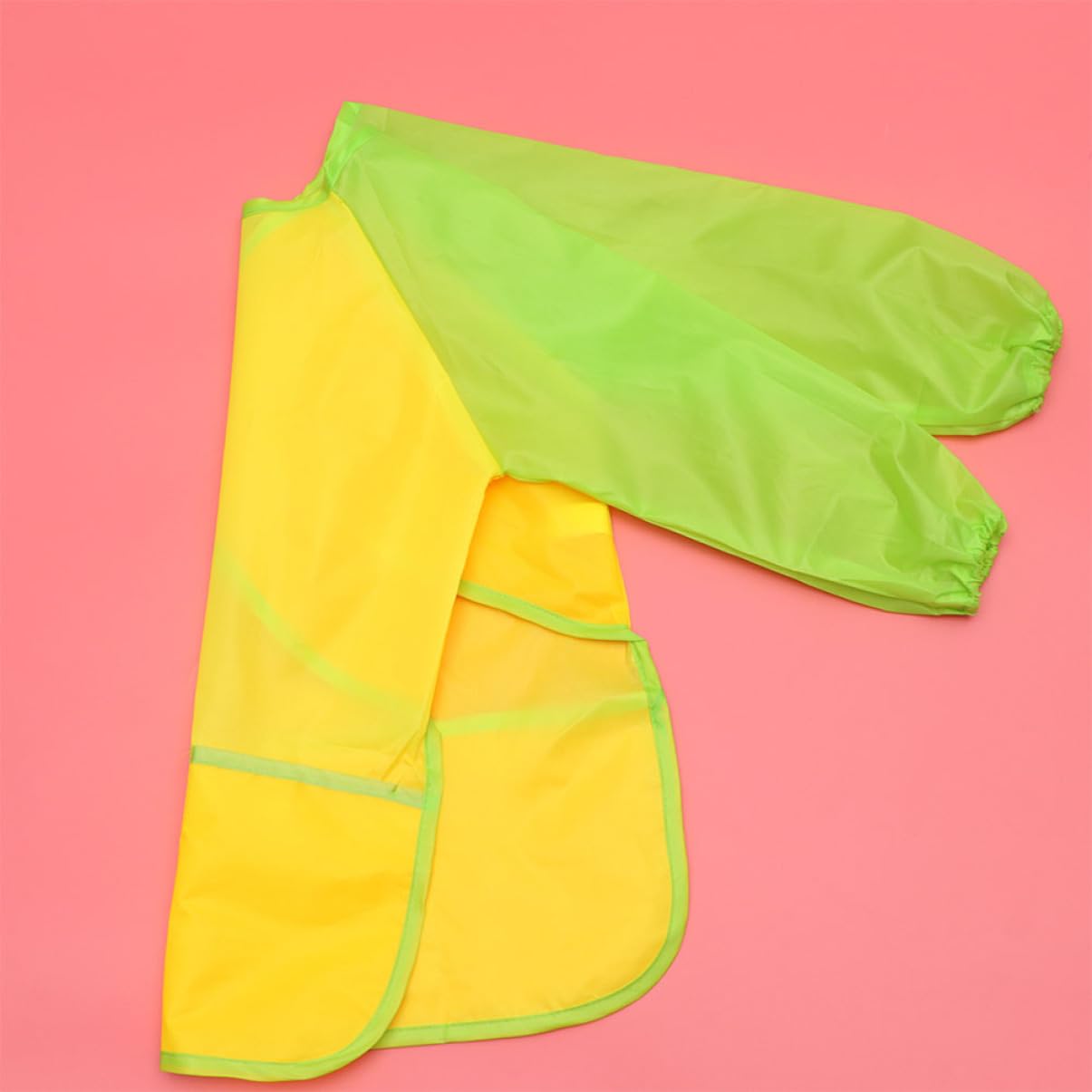 ibasenice 6pezzi Grembiuli Da Pittura Per Ragazzo Ragazza Pvc Maniche Lunghe Blu Giallo Grembiuli Per Cucina e Attività Creative Per Ragazzo Ragazza