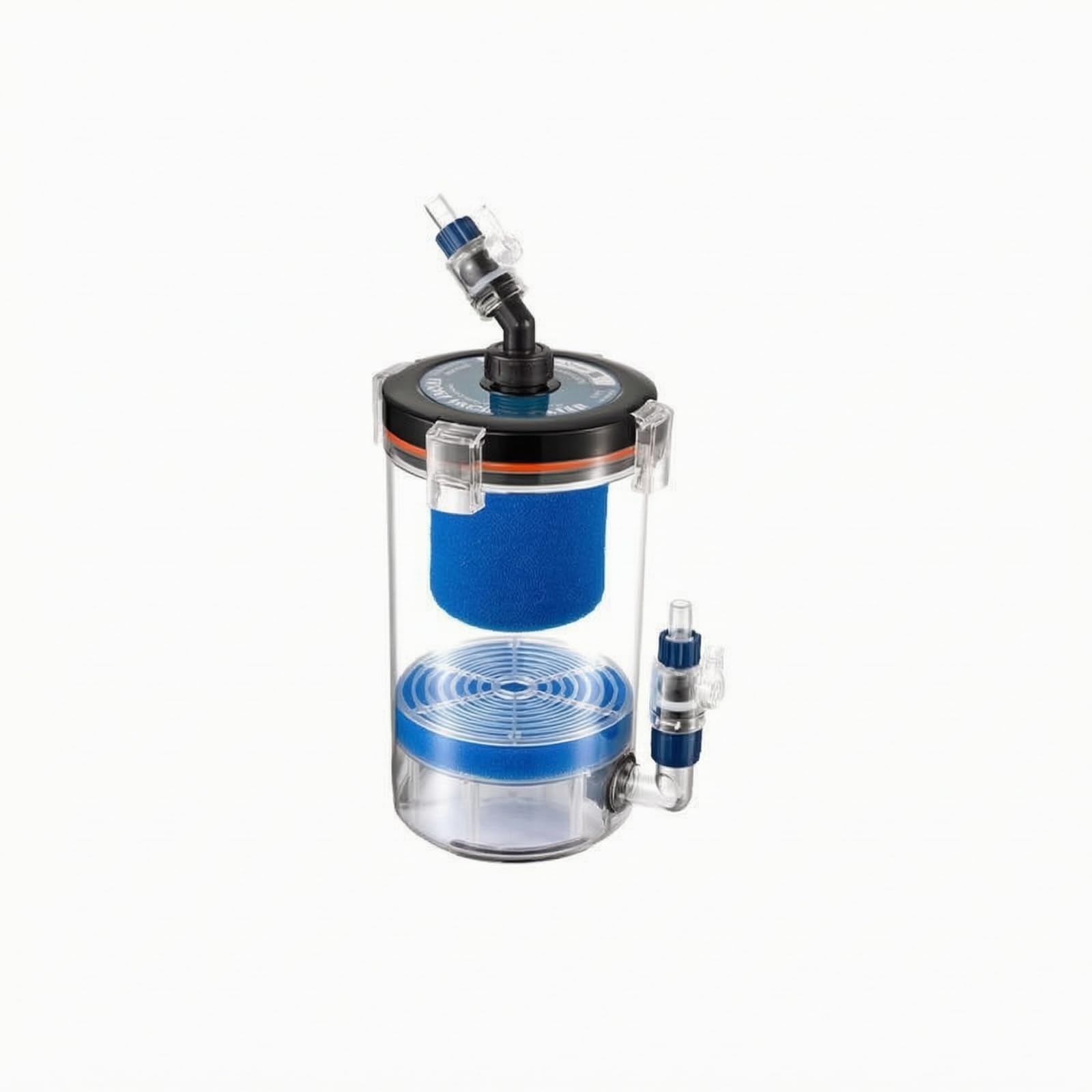 Aquarium Außenfilter Extern Außenfilter mit Filtermedien vielseitig Schwammfilterrolle für Aquarianer, Heimaquarium, A-Modell-Set Halbbaumwollversion - KY200A/16mm Anschluss