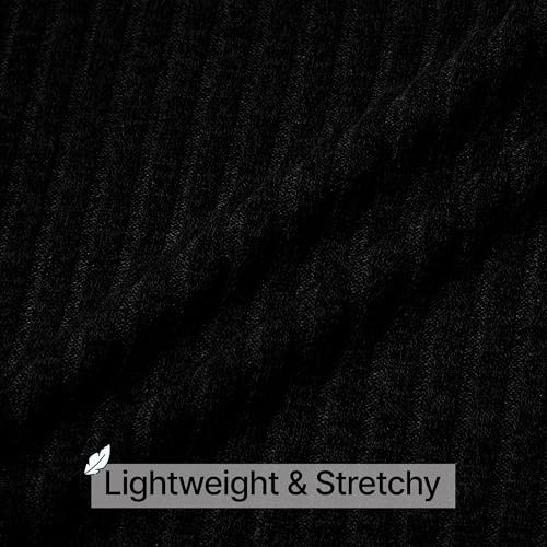Image of GIVON Women's Lightweight Zip Up Hoodie Brushed Knit Stretchy Fabric Long Sleeve Thin Jackets with Kangaroo Pocket