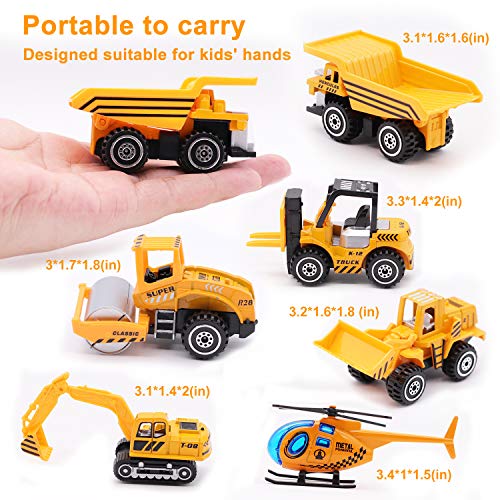 image for Childom Mini Engineering Car Toys, Alloy Construction Engineering Vehi