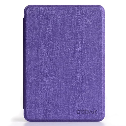 Image of CoBak Case for All New 6 Inch E-Reader 2024 and 2022 (11 Generation) - PU Leather Smart Cover, Auto Sleep and Wake,Purple
