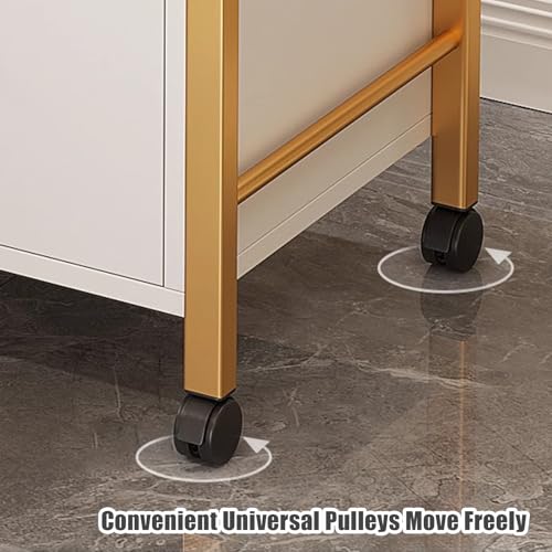 Carrello portautensili a 3 ripiani con ripiani durevoli per un uso versatile, mobile per bagno, cucina, ufficio e officina, facile da montare, soluzione di archiviazione