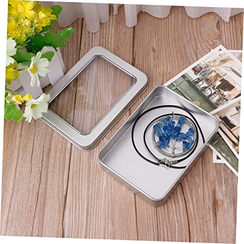 Boîtes de rangement métal avec couvercles rectangulaires pour épices et petits objets x12 - 8