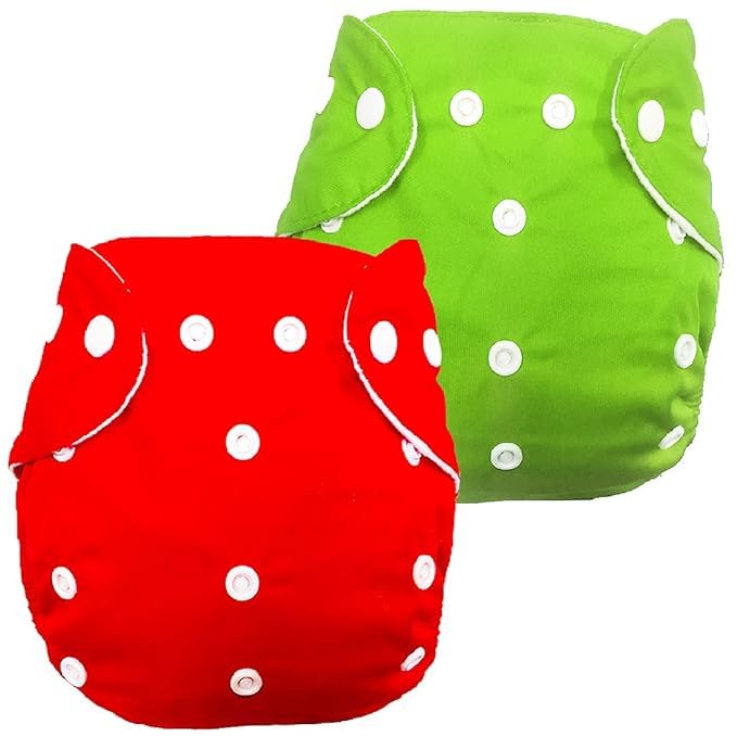 MYSTERY PACKET (SET of 2) Cloth Diaper Cover Designer Premium Reusable, Adjustable Size, Waterproof, Washable, Pocket Cloth Diaper Nappie (Without Inserts)