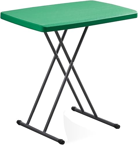 Mesa plegable para tarjetas, altura ajustable, mesa de actividades plegable personal para uso doméstico, picnic, fiesta, sin montaje (29.9 x 19.6 x