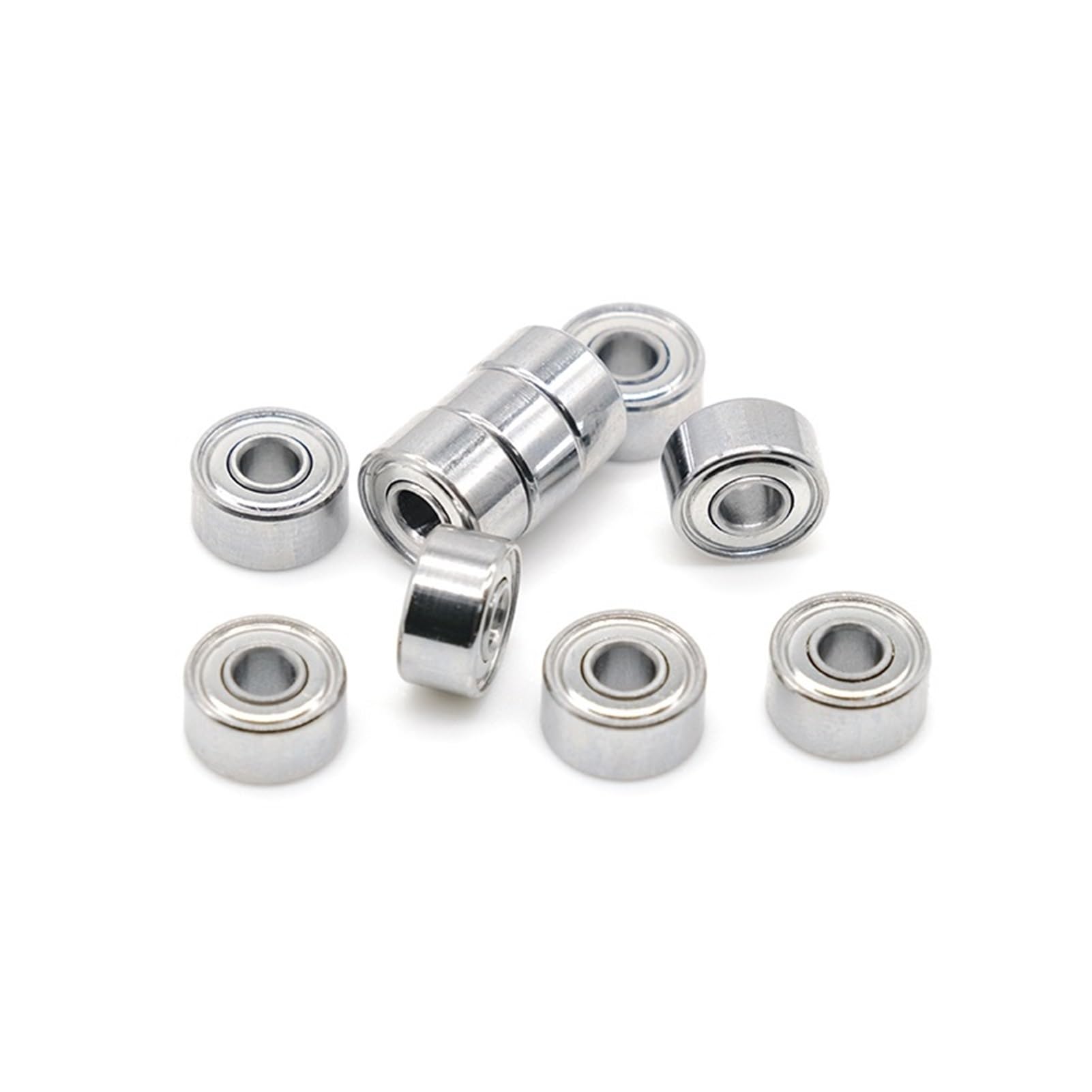 Roulements rigides à billes Lot de 10 roulements à billes hybrides en céramique et acier inoxydable ABEC-7 S693ZZ CB 3 x 8 x 4 mm SUS440C
