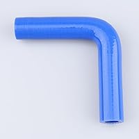 Vista 20 de AC PERFORMANCE ID 1.1" (28mm), Acoplador de codo de 90 grados, longitud de la pierna 3.5" (90mm), grosor de la pared 0.18" (4.5mm), 3 capas