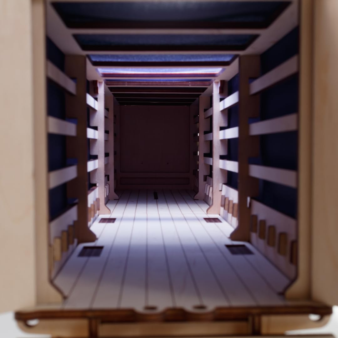 EWA Eco-Wood-Art-Il Kit di Costruzione “Trailer for Road King (Tilt)” è Un Modello Progettato per Essere assemblato Senza l'uso di Colla, Colore Naturale