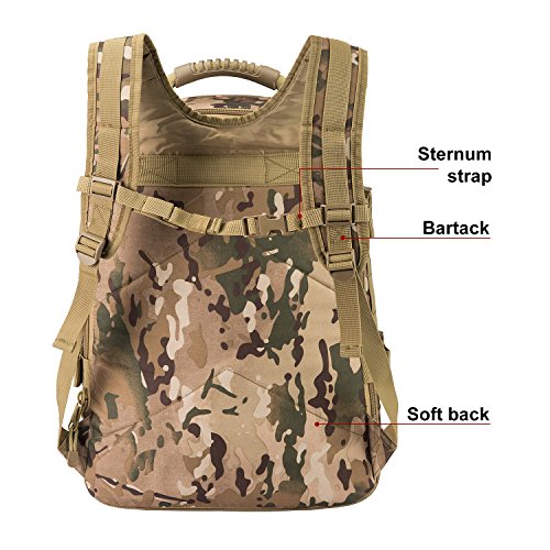 Outdoor 3 Day Expandable 40-64L Backpack Military Tactical Hiking Bug Out Bag #TOP4