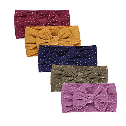 Baby Super Stretchy Nylon Knotted Headbands Baby Headwraps Baby Headbands Bows (AT02)
