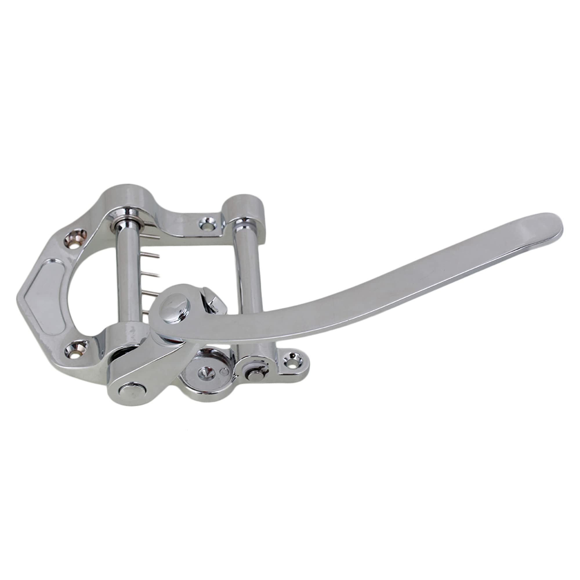 Yibuy 224 x 98 mm aleación de zinc plata guitarra eléctrica trémolo unidad puente vibrato