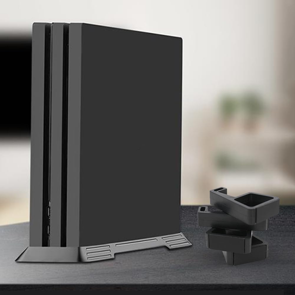 Kühlende horizontale Versionshalterung für PS4 Slim Pro, stoßfeste Kühlbeine, flach montiertes Zubehör