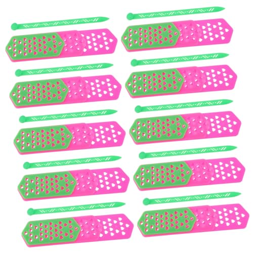 FRCOLOR 50Pcs Hair Perming Kit Non Trace Hairdressing Plates for Cold Perms Crease Curling Rods for Womens Styling and Versatile Storage Durable Hair Perm Tools