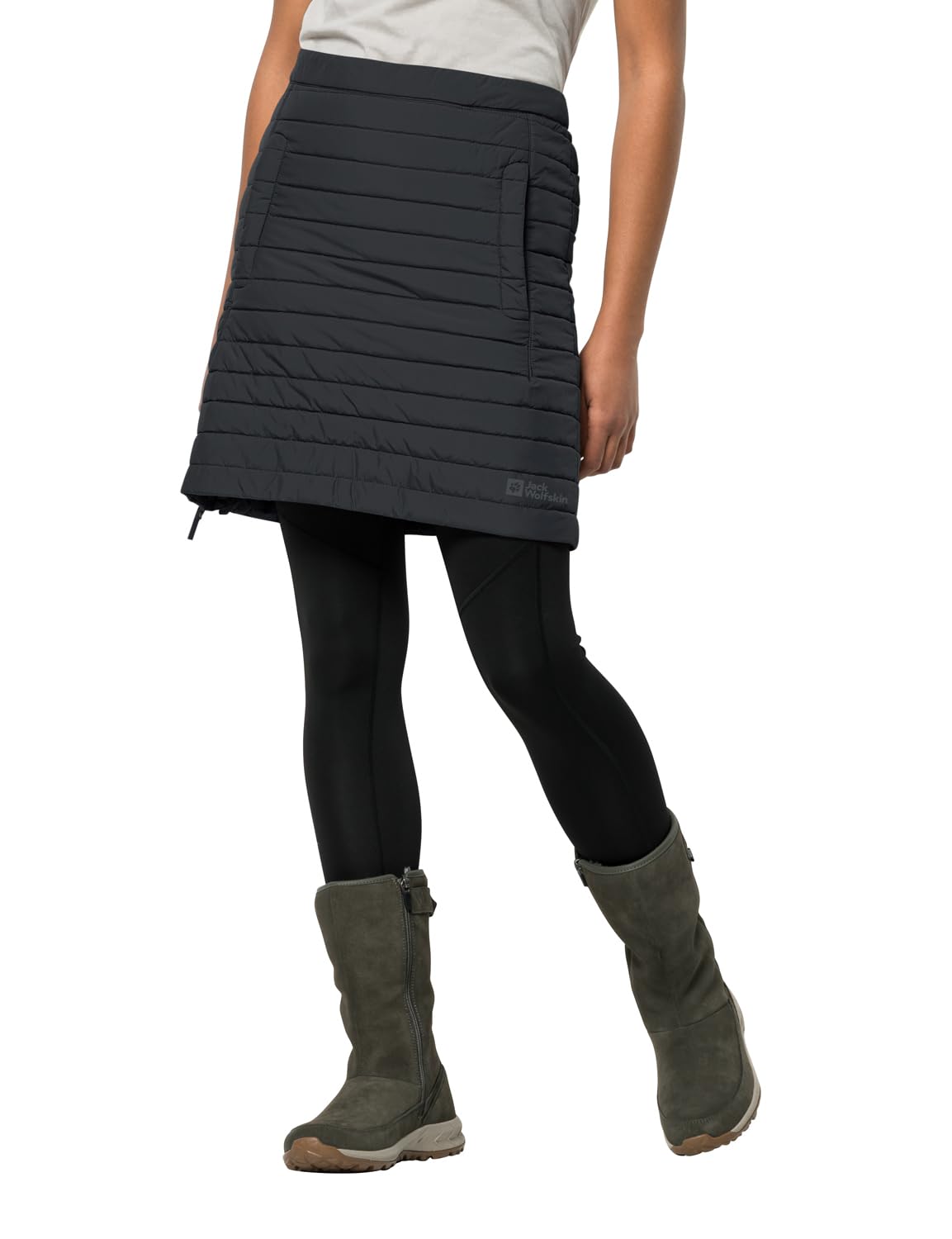 Jack Wolfskin Damen Iceguard Skirt Rock, Phantom, L EU