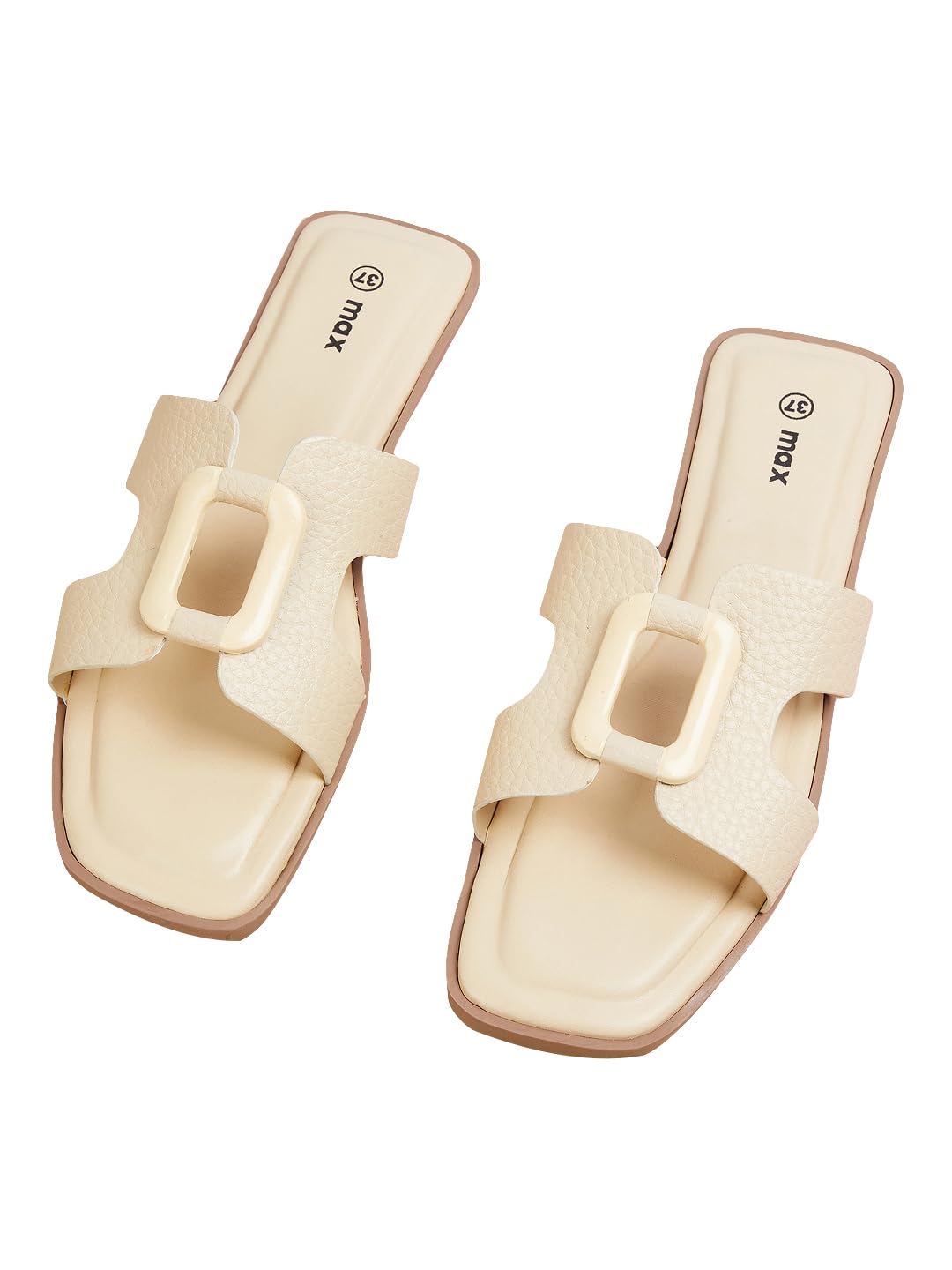 Women Slip-on Buckle Flats Sandal