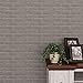 Vinilos pared Lindo Pegatinas de pared Ronamick Espuma de PE Papel tapiz 3D Pegatinas de pared DIY Decoración de pared En relieve Ladrillo Piedra Gris(hermoso) (gris)