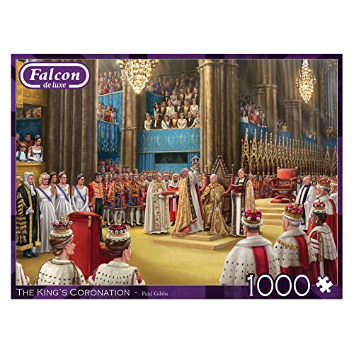 Jumbo, Falcon de luxe - The King's Coronation, Jigsaw Puzzle for Adults 1,000 piece, Vibrant Colors, 68 x 49 cm - Image 3