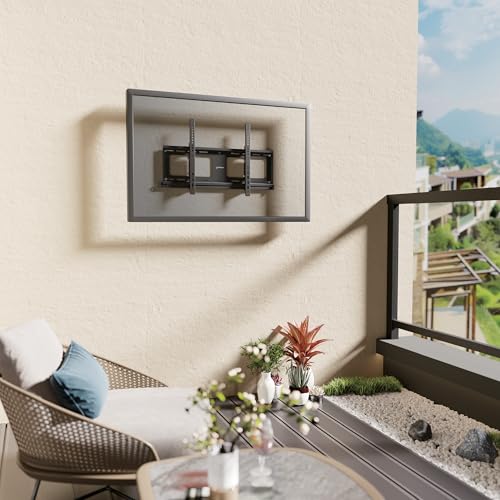 Image of Manhattan Outdoor Anti-Theft Tilting TV Wall Mount for 37-86 Inch Displays, Weatherproof & Secure for Patios & Poolside, Flexible Viewing Angles - 462143