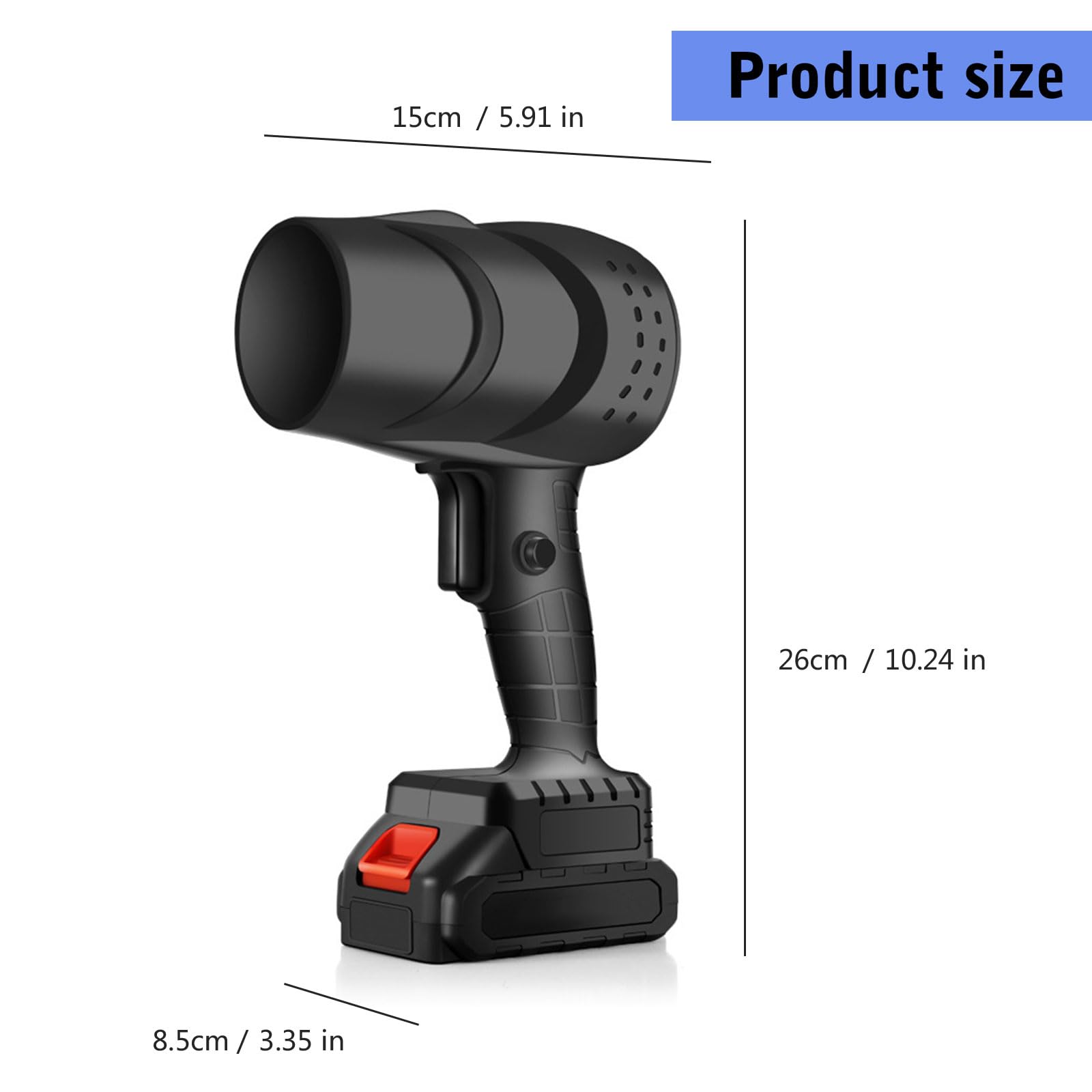 Plumeau rechargeable sans fil simple à utiliser, parfait pour l'entretien de la voiture et du jardin