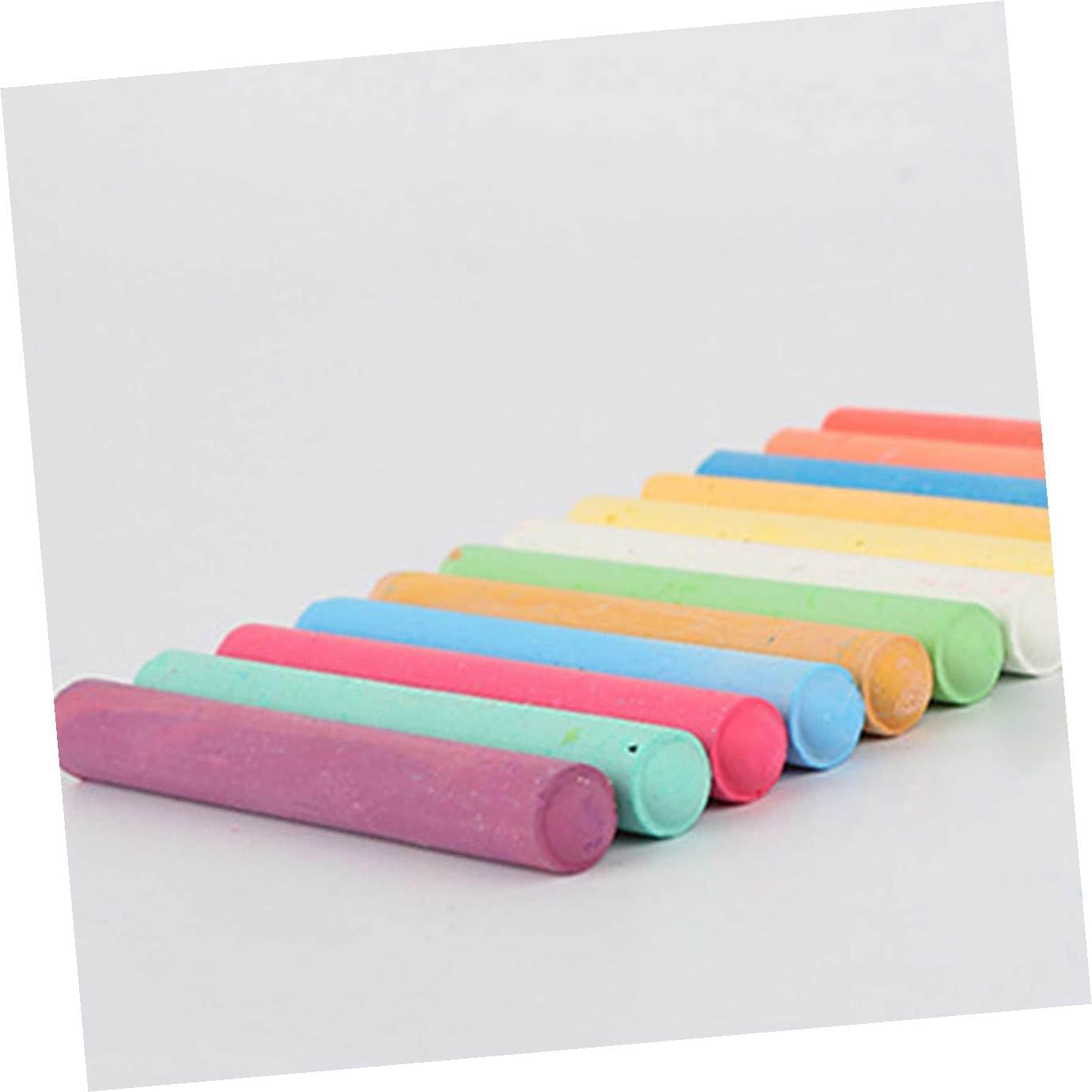 STOBOK 36pezzi Gessetti Colorati Solubili Per Lavagna Senza Polvere Leggeri e Sicuri Per Insegnamento e Pittura Per Scuole e Attività Creative