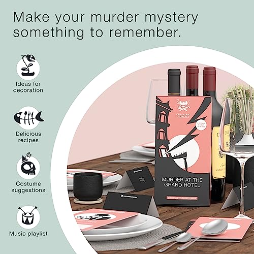 Murder at The Grand Hotel juego misterio cena para 6-8 miniatura 2
