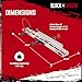 Black Widow Motorcycle Hitch Carrier with Wheel Chock and Loading Ramp Lightweight Aluminum 400 lb. Capacity Anti-Rattle Included Fits 2