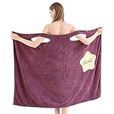 Womens Plush Bathrobe with Strap Thick for Winter Velvet Ruffle Off Shoulder Beach Spa Wrap Shower...