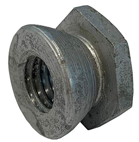 M8 Shear Nut Galvanised Mild Steel (Permacone - Snapoff - Security - Tamper Proof) Pack Size : 10