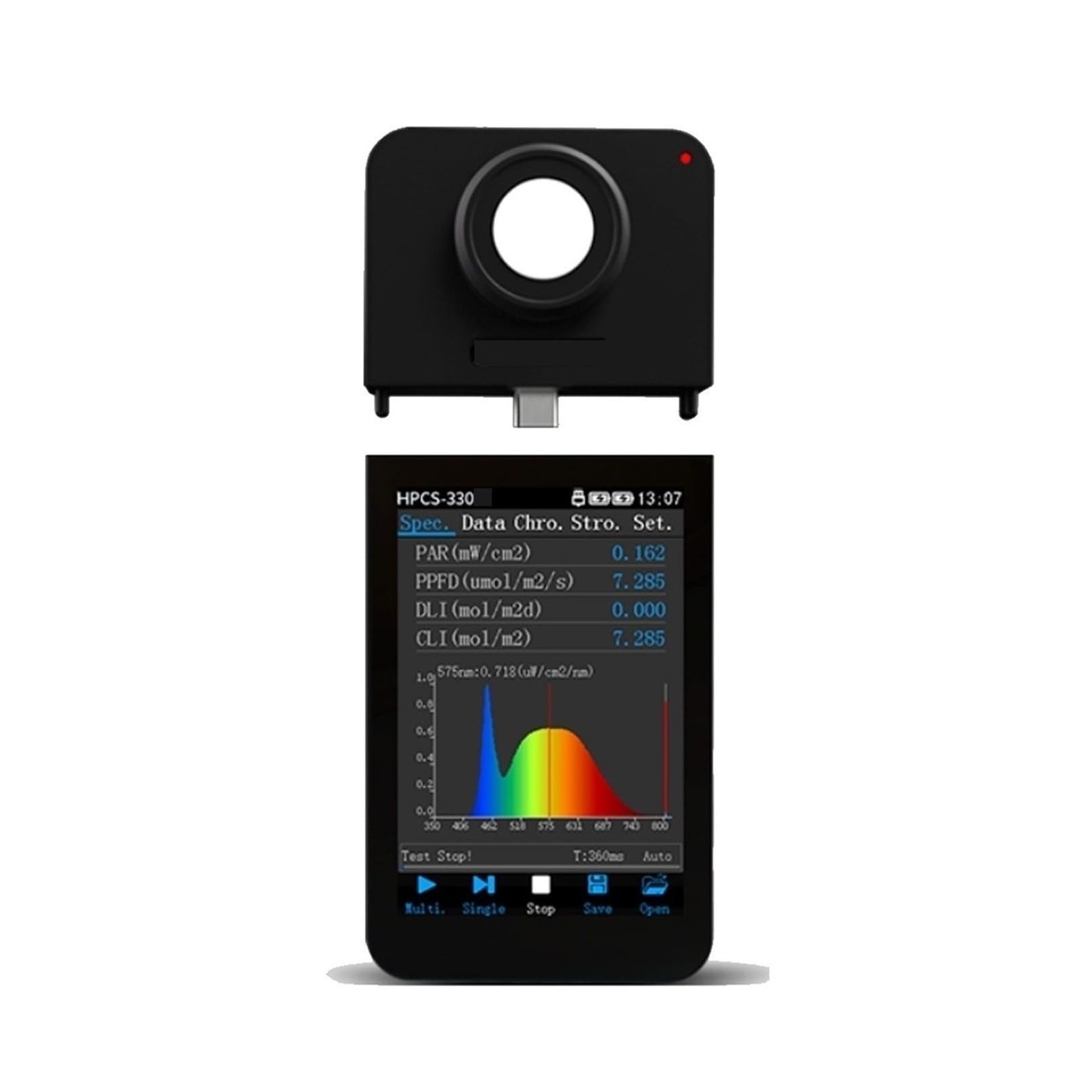 Spektrometr Analizator Widma HPCS330Pro 380-1000nm