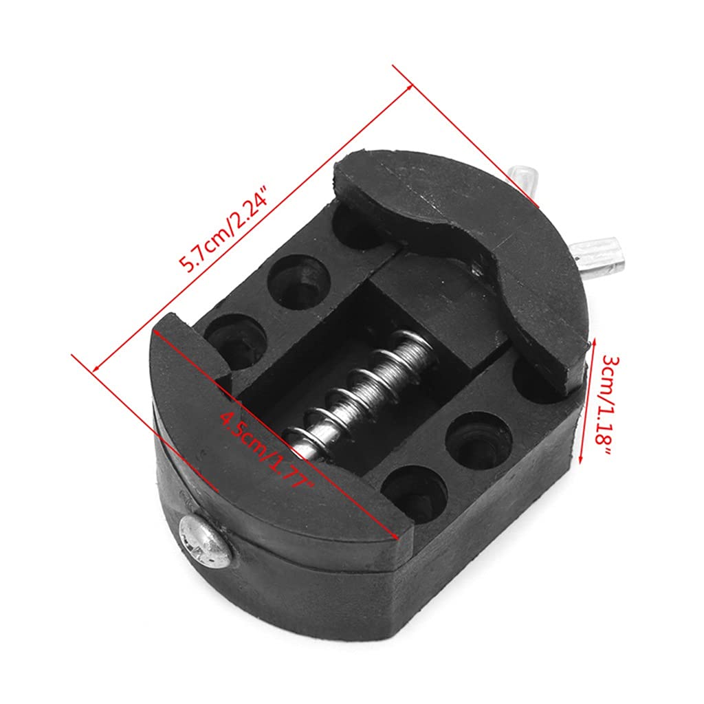 Supporto per Cassa dell'orologio Apriscatole Regolabile Morsa per rimozione Strumenti Kit di Riparazione per orologiai in Gomma
