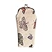 Signare Tapestry Glasses Case for Women Eyeglass Pouch With Butterfly Design (GPCH-BUTT)