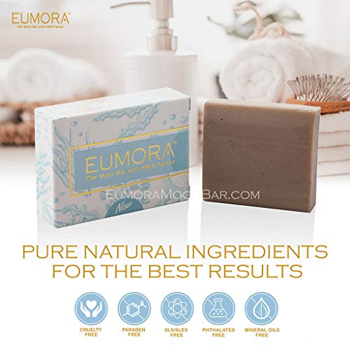 Eumora Shea Butter, Facial Cleansing Moor Clay Soap. Organic Face Wash For Anti-Aging, Brightening, Lifting, Tightening, Wrinkles. All Natural Sls-Free Face Detox Cleanser For Men, Women #TOP4