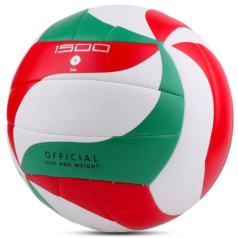 Image of Soft Rubber Lightweight Volleyball for Indoor Training Game Competition, Gym, Outdoor Beach Play, Gift for Kids,Fit for Beginner, Teenager, Adult, 1pcs