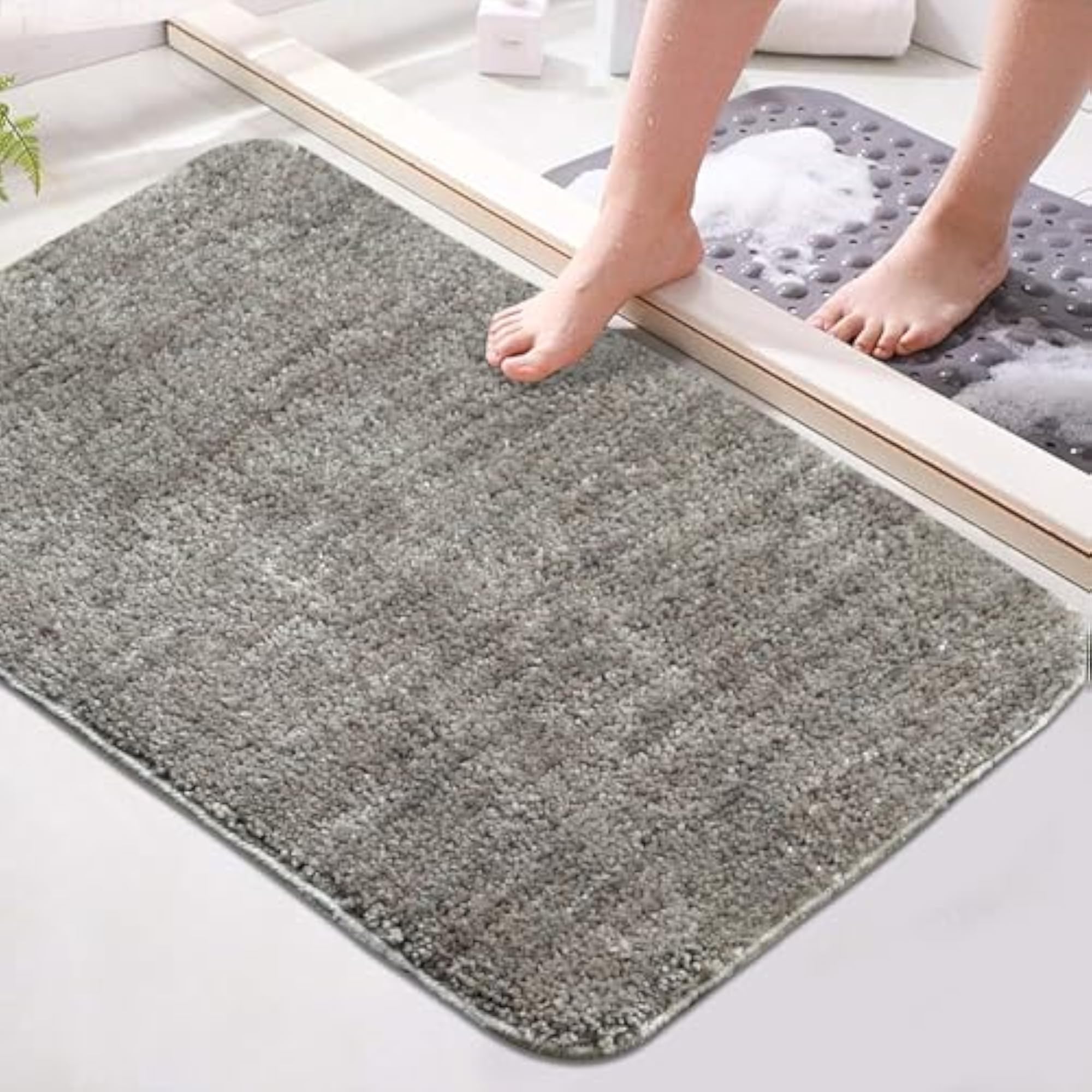 Microfibre Bath Mat, Soft Absorbent Floor Mat