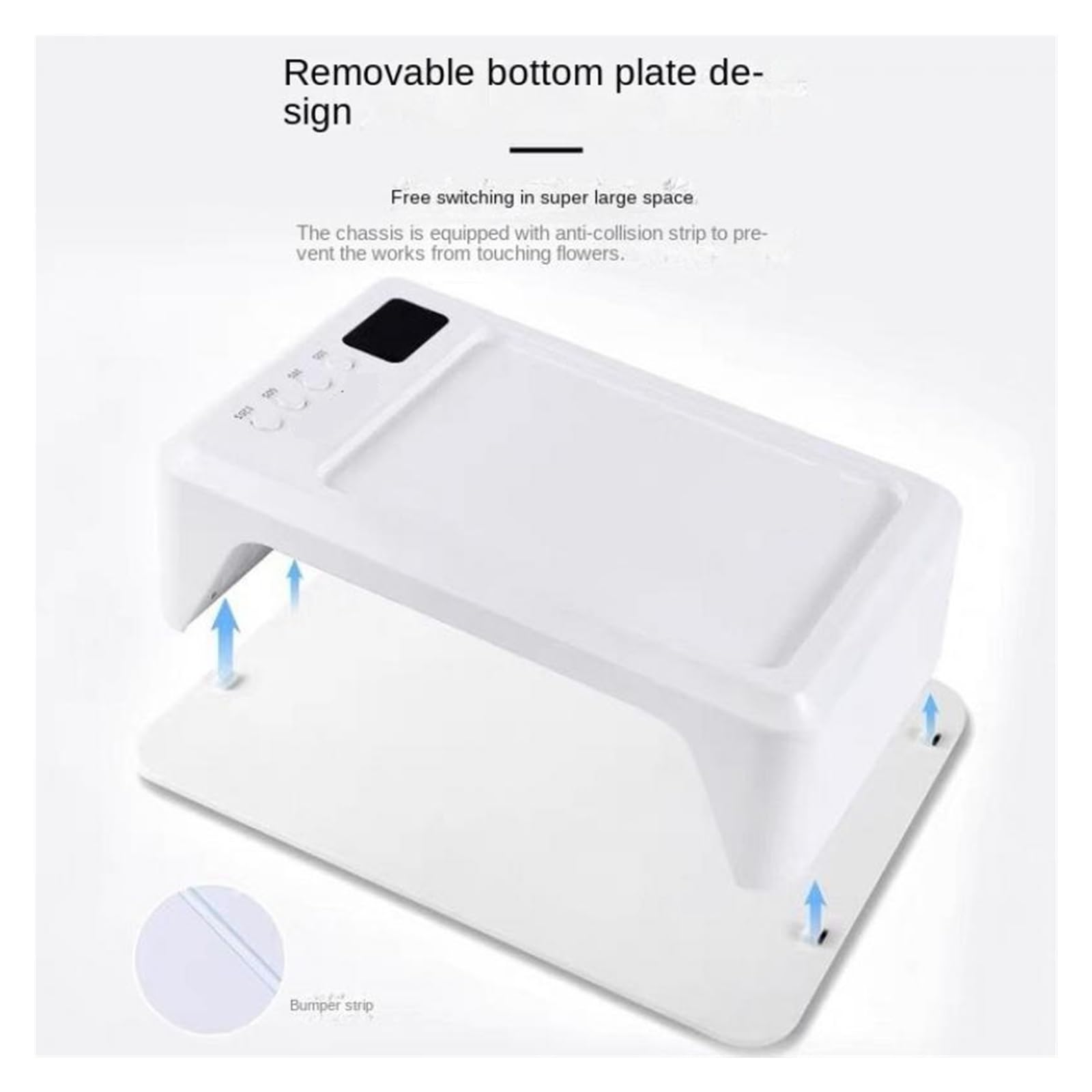 Lampa UV do Paznokci, Lampa LED UV do paznokci 72W Skórzana poduszka ręczna Lampa do paznokci Potężny manicure Lampa do suszenia paznokci 2 w 1 Dyer do paznokci Podwójne źródła światła 60 diod LED Świ