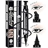 SHARLOVY Black Eyeliner Stamp Wingliner-Winged Eyeliner Stamps for Perfect Wing Cat Eyes Stamp Eyeliner, long Lasting Liquid Eyeliner Waterproof Smudge Proof 10MM