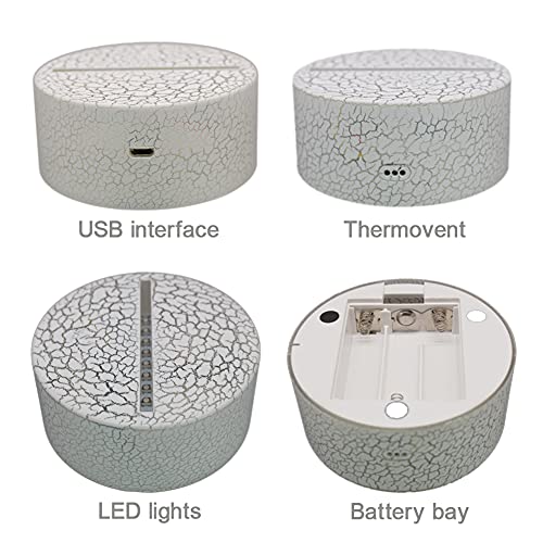 3D Lamp Anime Manga Ishigami Senkuu Dr.stone Figure Usb Night Light Desk Table Lamps For Home Decoration Lights Valentine's Day/Christmas Gift (7 Color Touch Lava Base) #TOP7