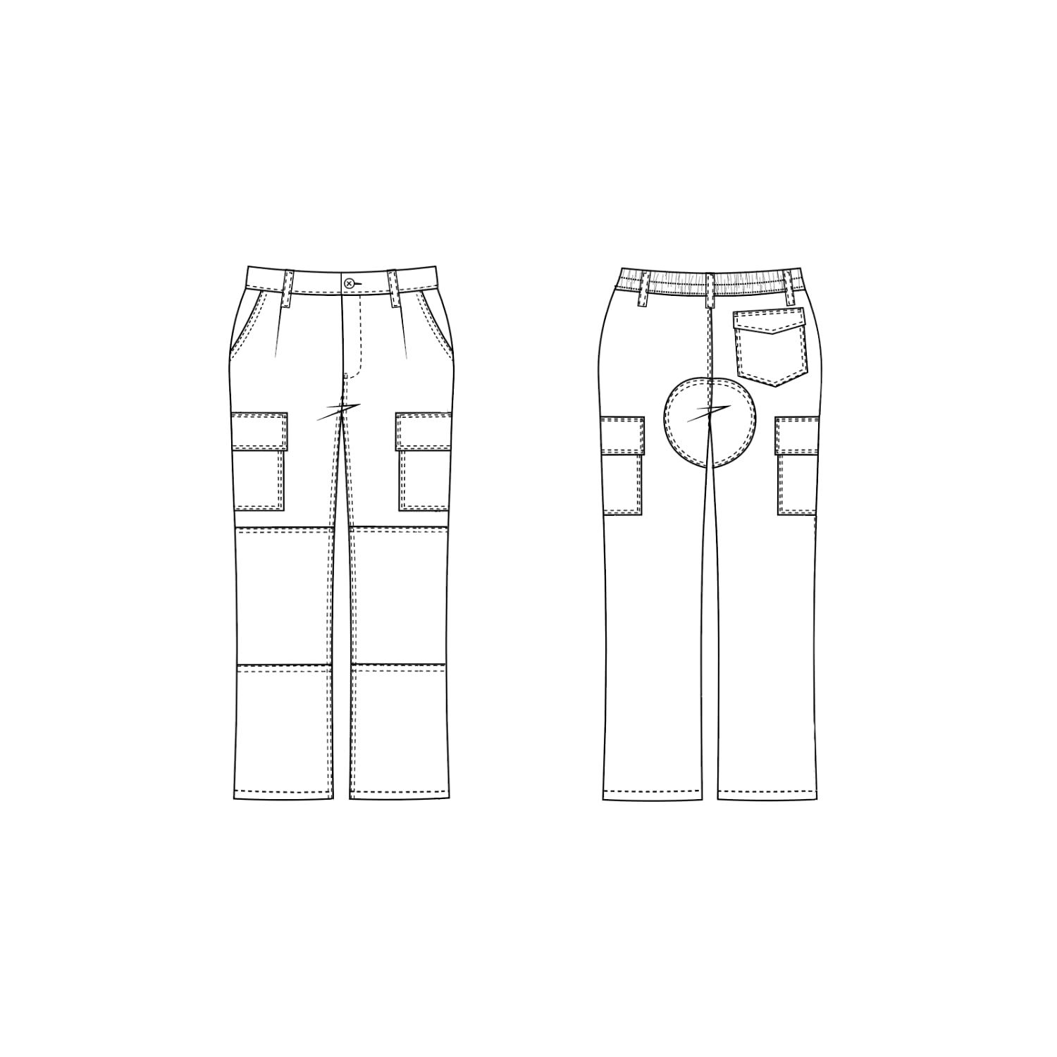 MISEMIYA - Pack 3 Pcs - PANTALÓN Hombre DE Trabajo MULTIBOLSILLO Uniforme Laboral Industrial Taller MECÁNICO Ref.9100