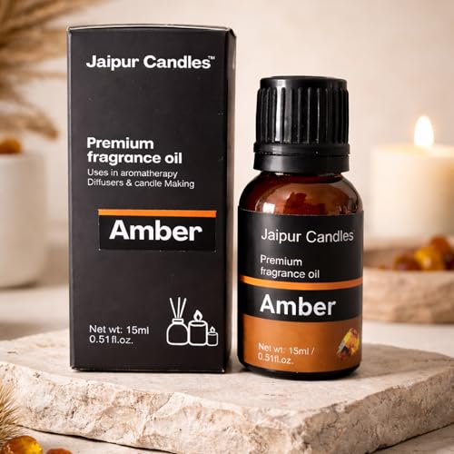 Image of Fragrance Oil | 15 ml | Aroma Oil for Home Fragrance | Best for Aromatherapy | Use in Diffusers, Candles, Air Fresheners (15ML, Amber)