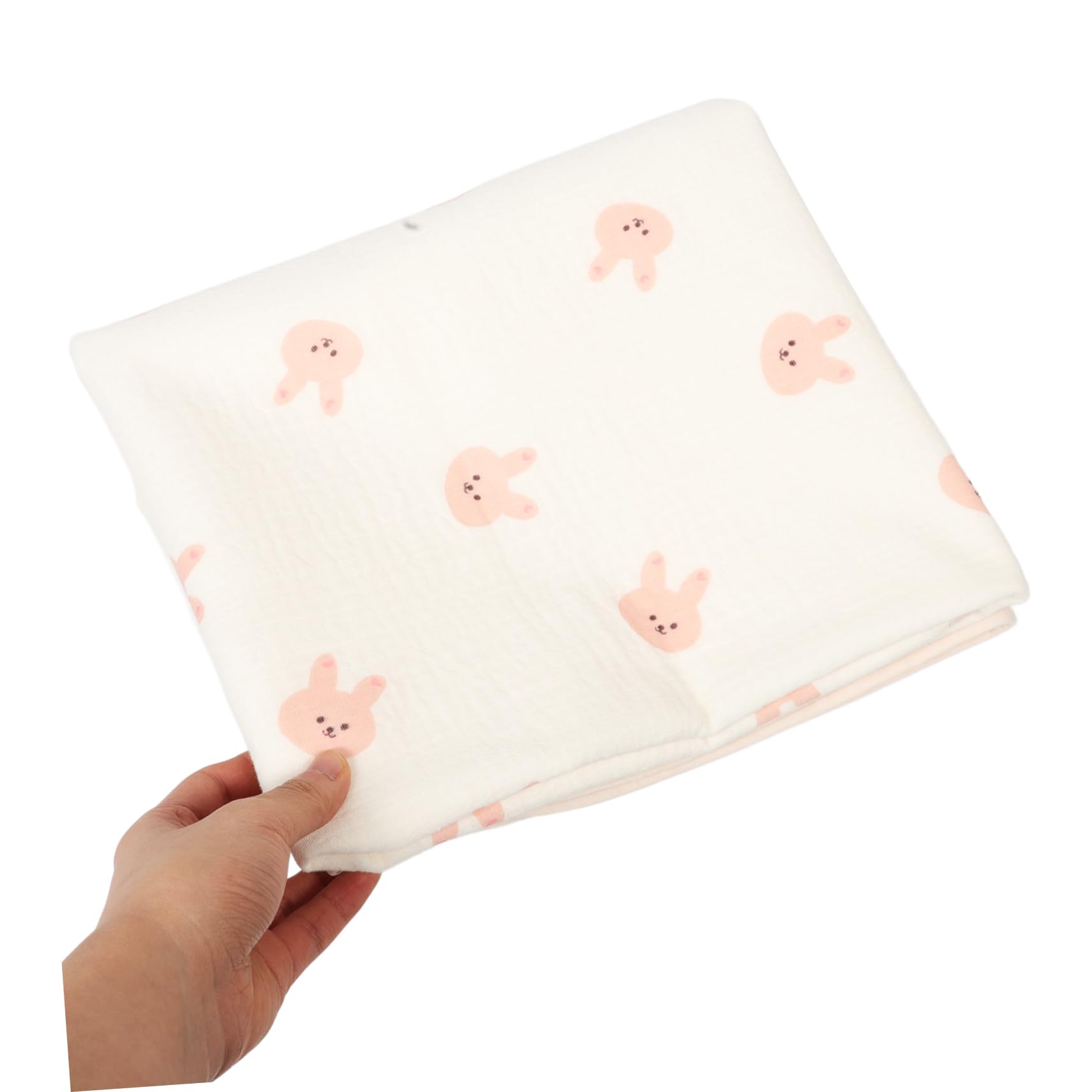 KOMBIUDA Crib Mattress Waterproof Breathable Bed for Cover for Boys and Girls Easy Wash Floral Bunny Pattern