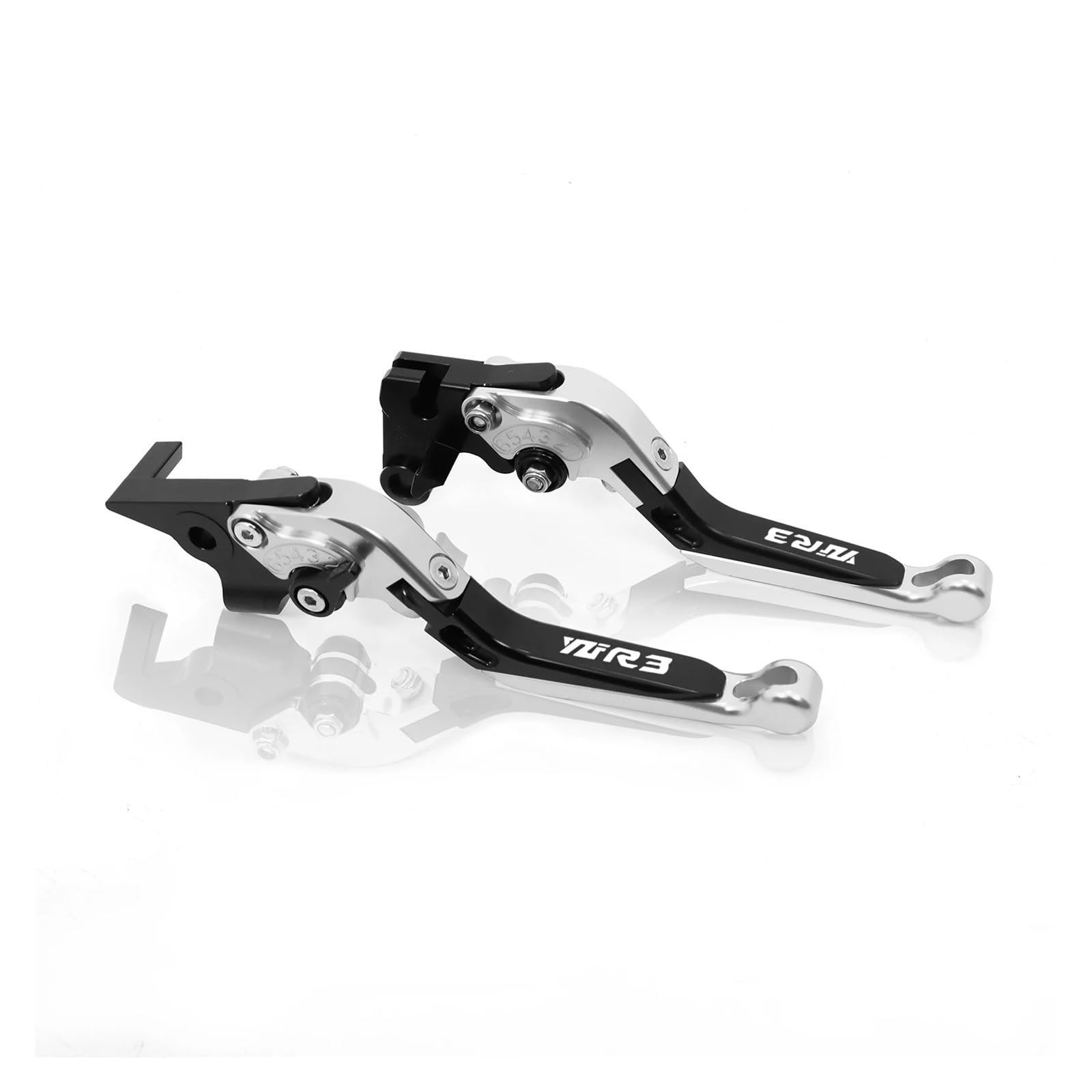 Mlioju E Motorcycl Clutch Lever Motorcycl Accessories Handlebar Grips Folding Xtendabl Adjustabl Brak Clutch Lever Yzf-R3 For Yzf R3 Yzfr3 2015-2023