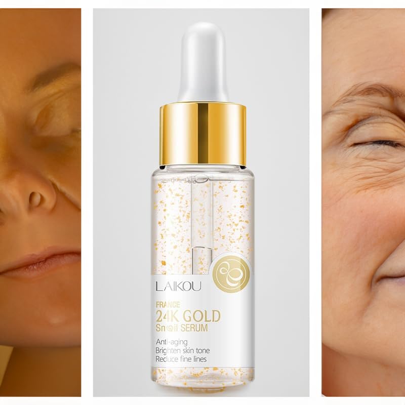 Miniatura 7 de EKHAYA - Suero reparador de mucina de caracol suero hidratante de esencia de mucina de caracol con vitamina C para rejuvenecimiento de la piel,