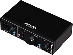 Arturia MiniFuse 1 - Interface de áudio USB compacta com software criativo para gravação, produção, podcasting, guitarra - preto